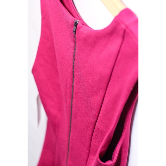 FREE PEOPLE CHA CHA MAGENTA SKATER MINI DRESS - Picture 5 of 6